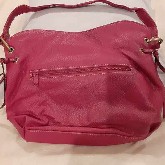 Rosetti Pink Purse w/Snap Closure, Front Zipper Wallet for Credit Cards & Cash. - Picture 3 of 3